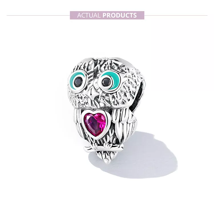 Pandora Style Cute Owl Charm - SCC2253