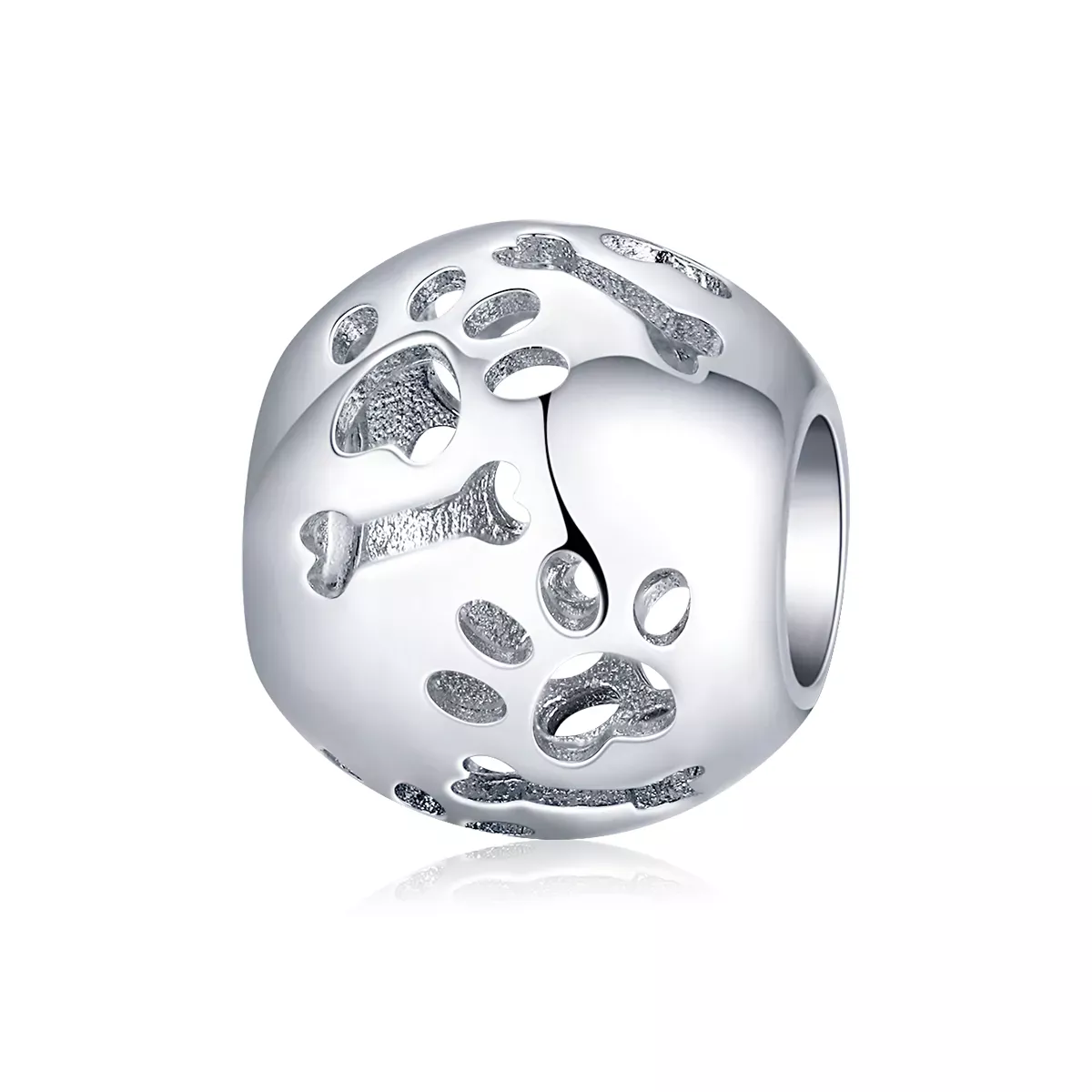 Pandora Style Cute Pet Footprints Charm - BSC140