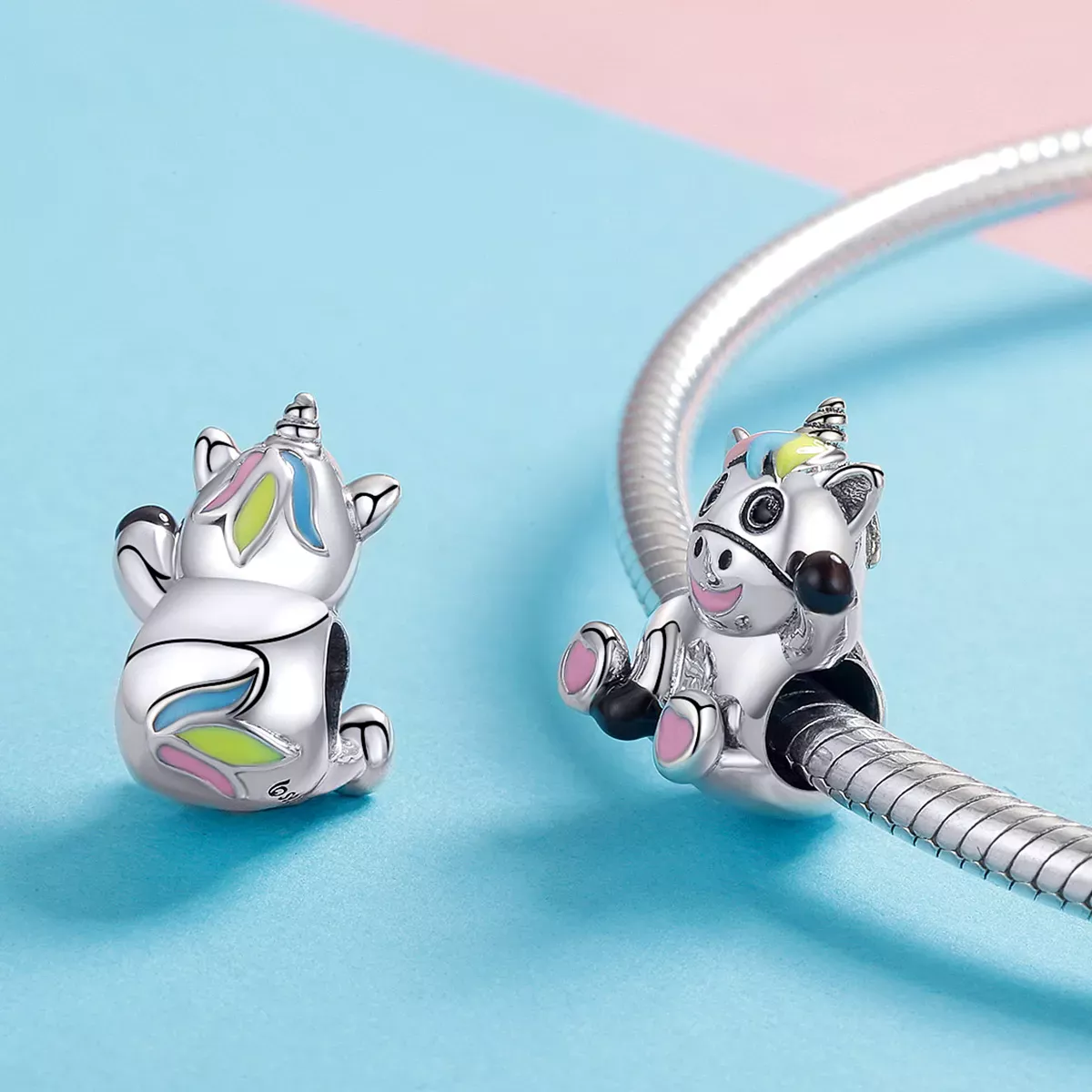 Pandora Style Cute Unicorn Charm - BSC041