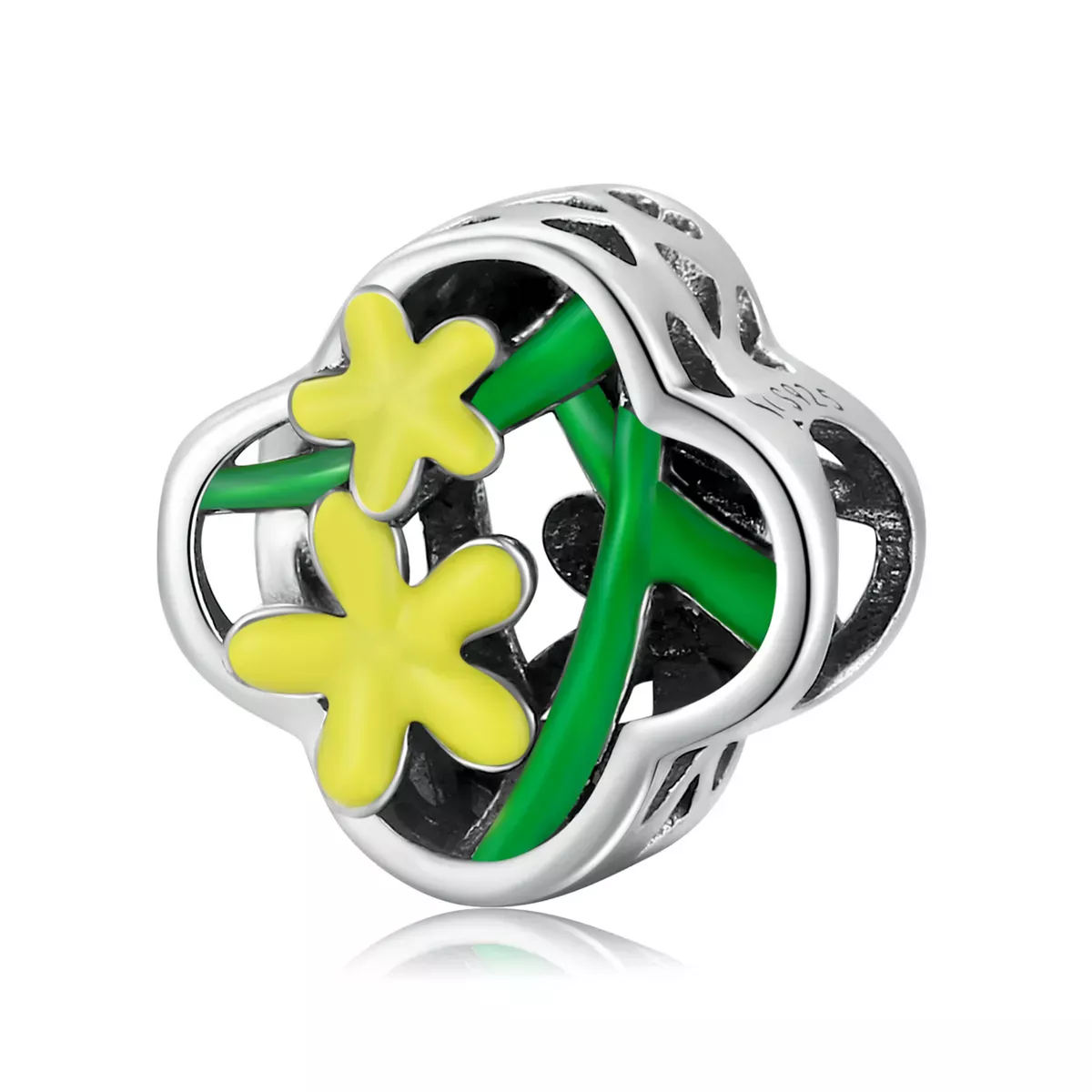 Pandora Style Delicate Daffodils Charm - SCC2021