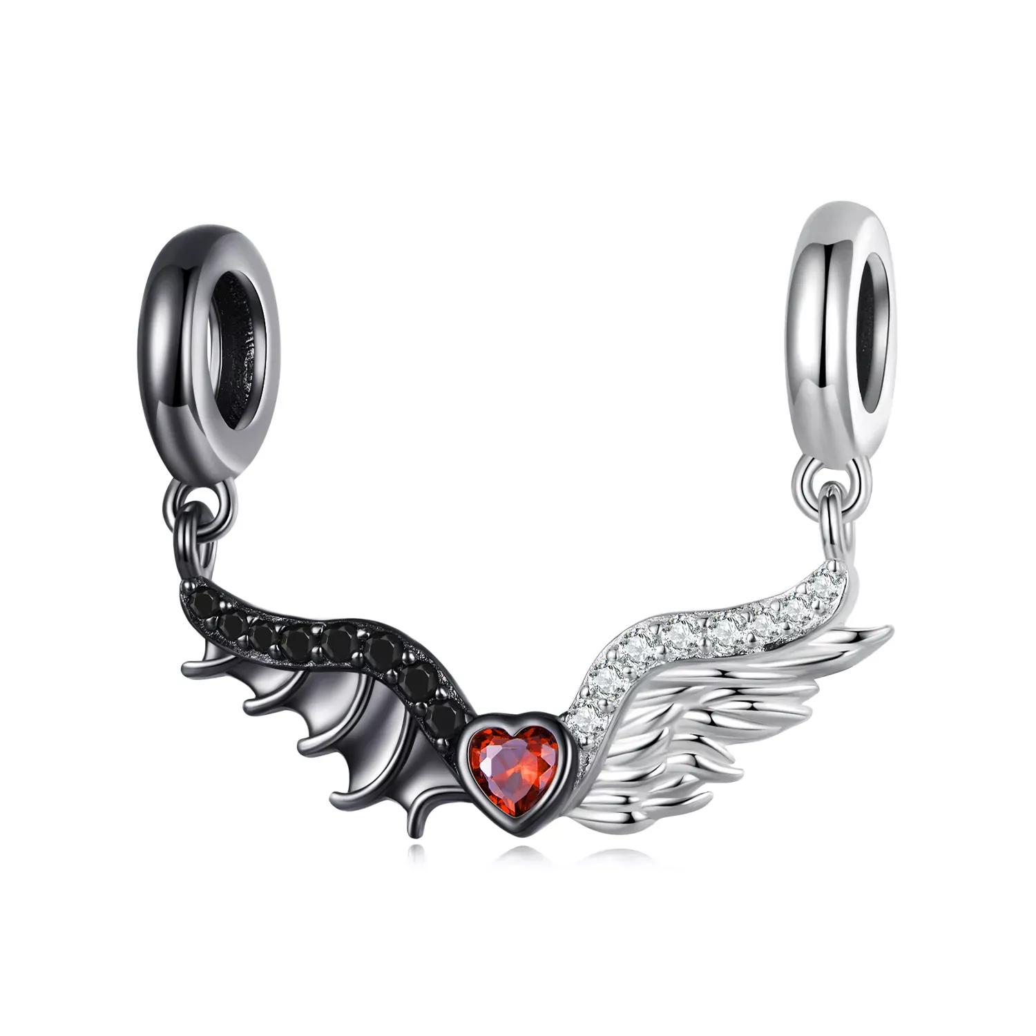 Pandora Style Devils and Angels Charm - BSC693 Pandora Style Devils and Angels Charm - BSC693