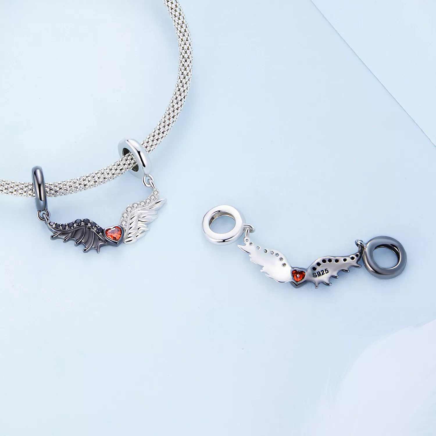 Pandora Style Devils and Angels Charm - BSC693