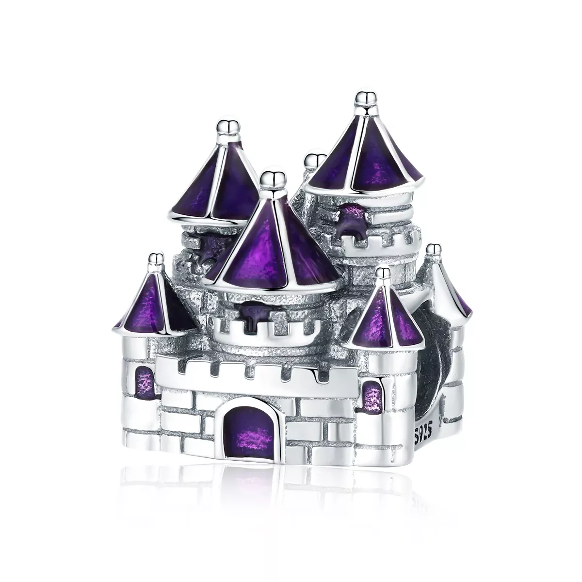 Pandora Style Fairy Tale Castle Charm - BSC122 Pandora Style Fairy Tale Castle Charm - BSC122