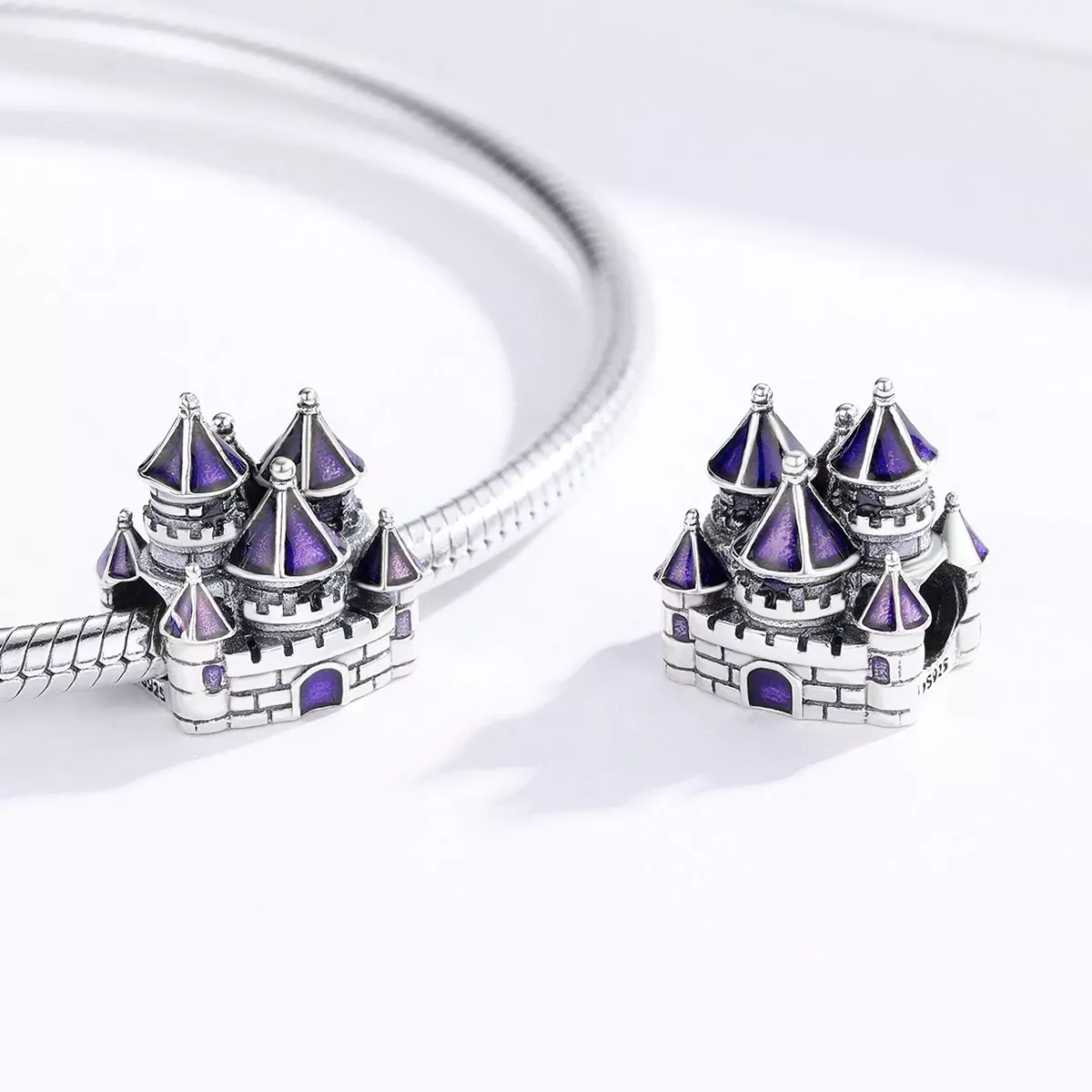 Pandora Style Fairy Tale Castle Charm - BSC122