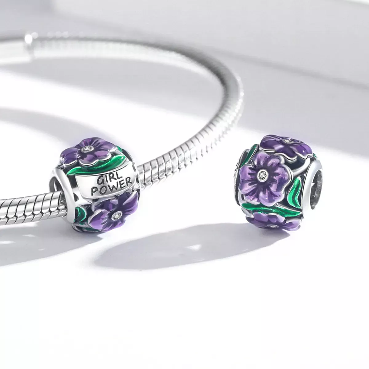Pandora Style Feminine Power - Violet Charm - SCC2140