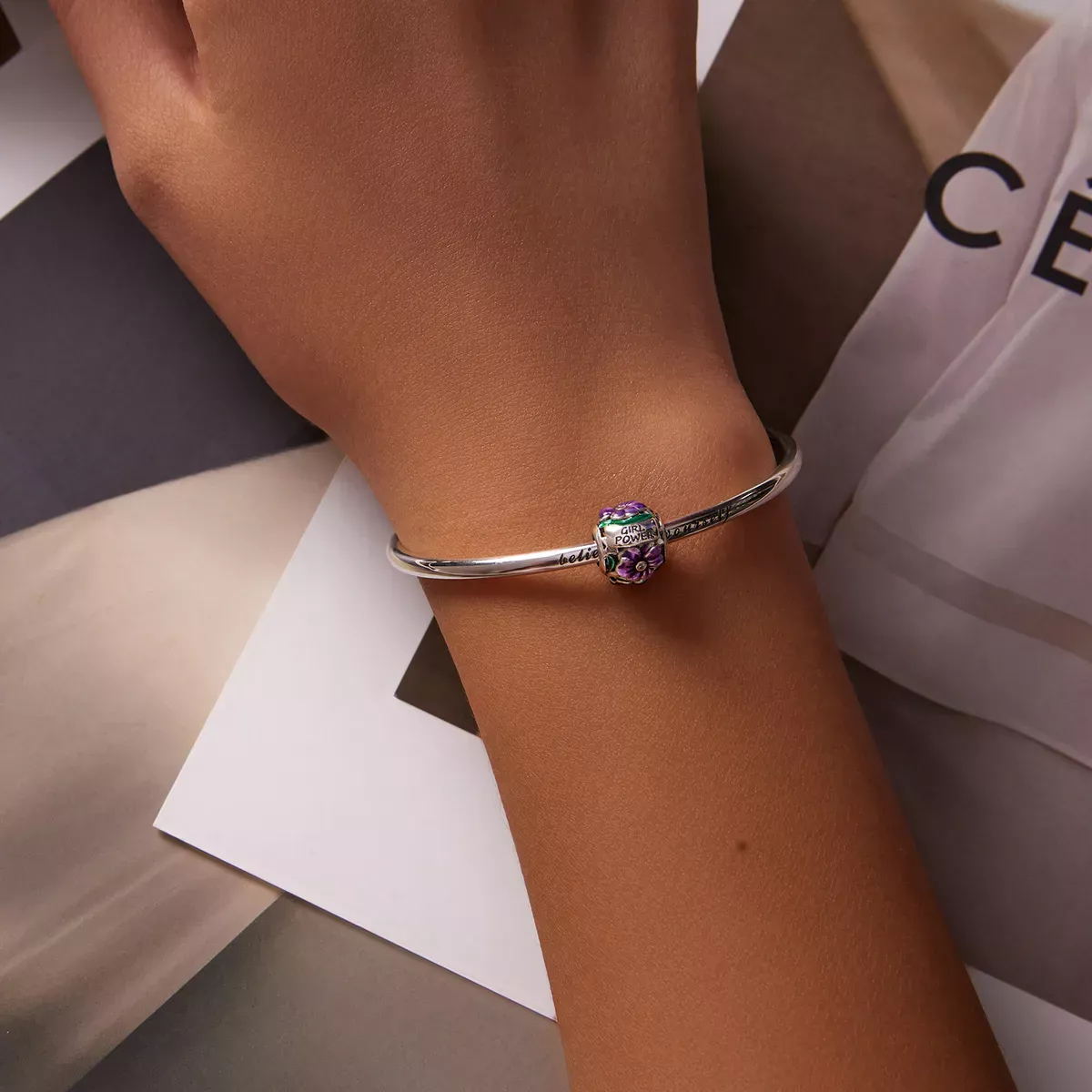 Pandora Style Feminine Power - Violet Charm - SCC2140