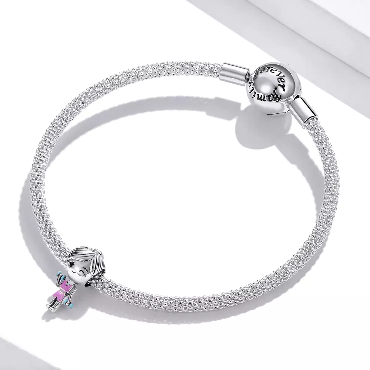 Pandora Style Fitness Girl Charm - BSC488