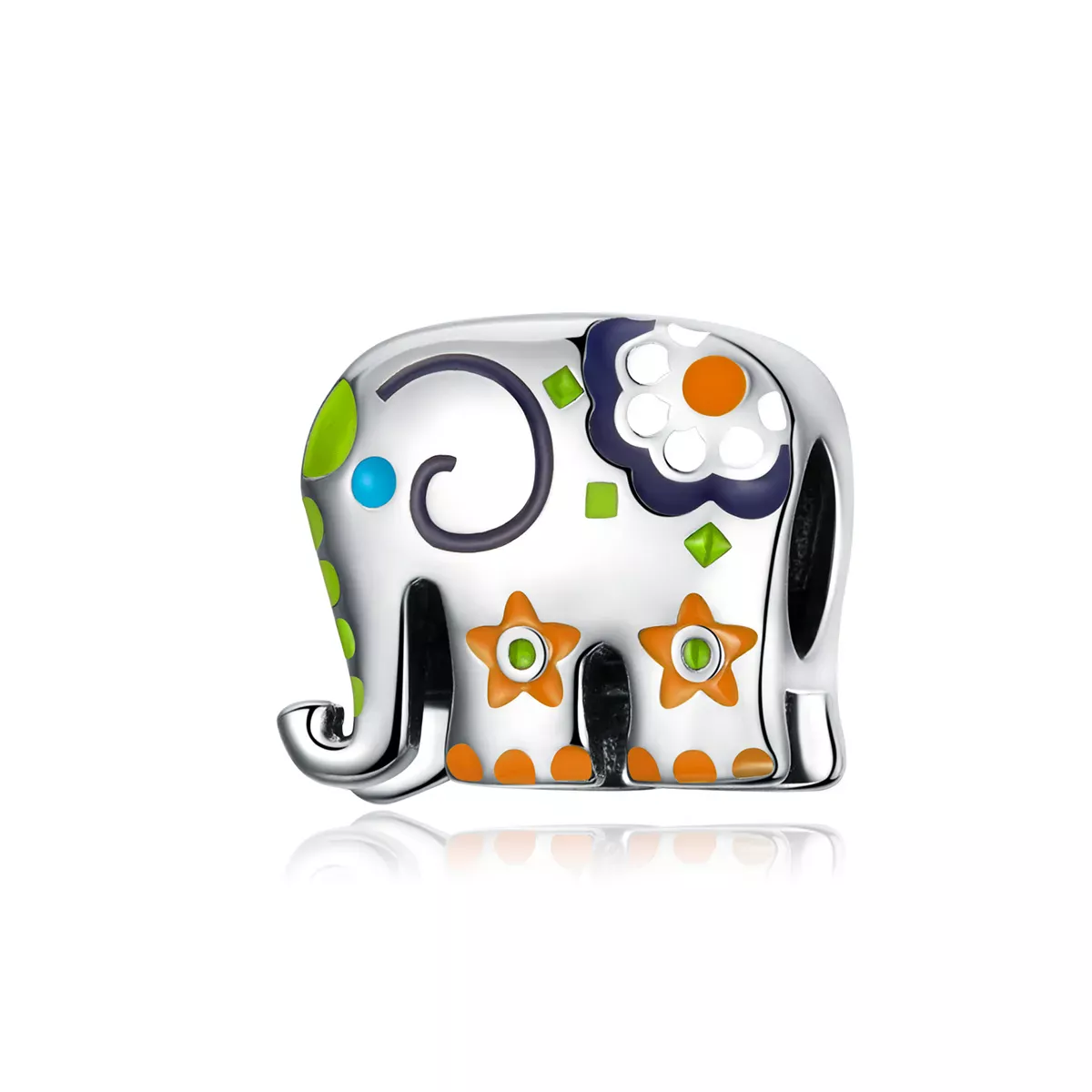 Pandora Style Happy Elephant Charm - BSC095