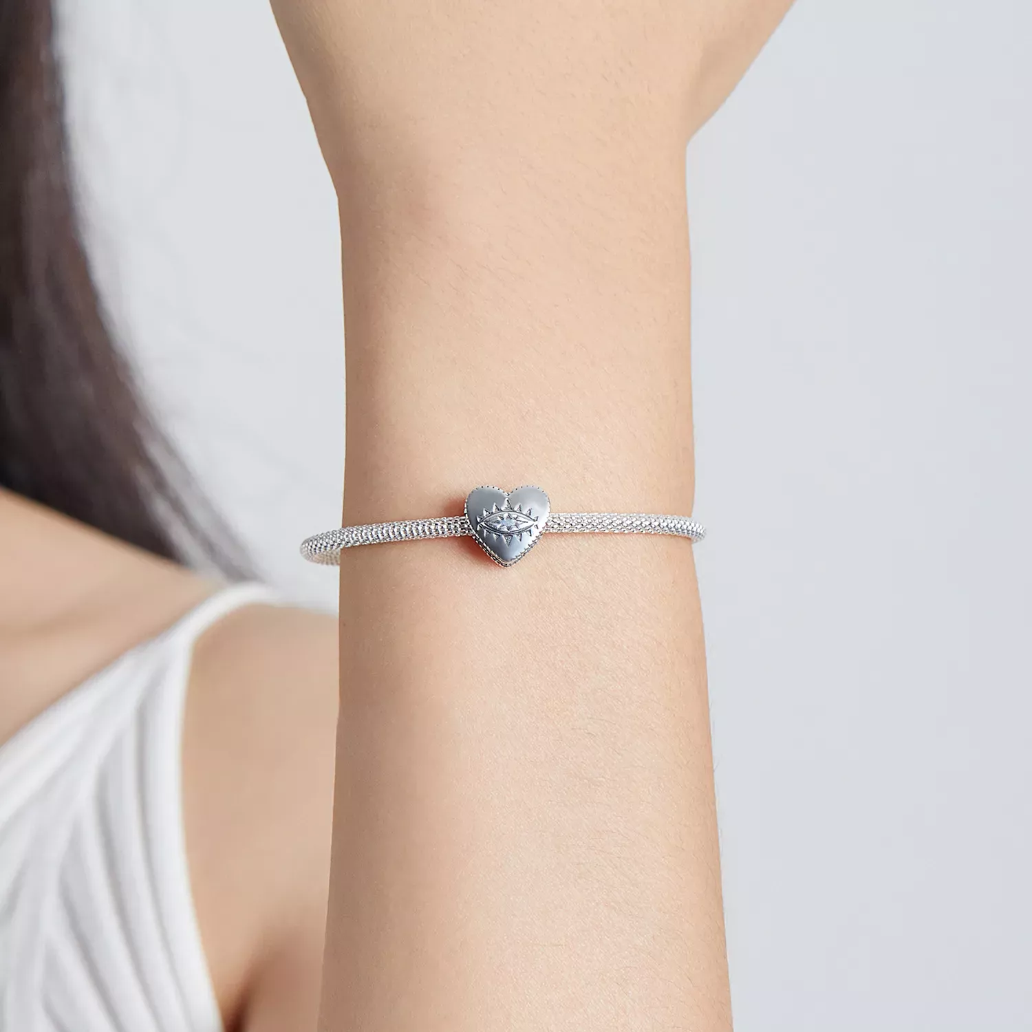 Pandora Style Heart Demon Eye Charm - SCC1987