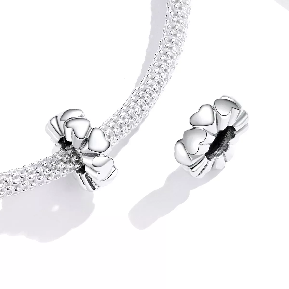 Pandora Style Heart to Heart Charm - SCC1521