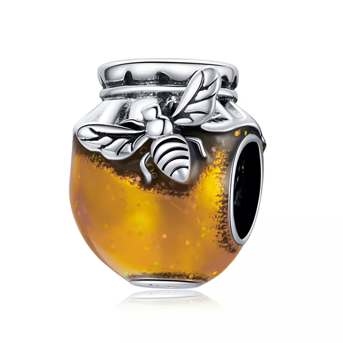 Pandora Style Honey Pot Charm - SCC1914 Pandora Style Honey Pot Charm - SCC1914