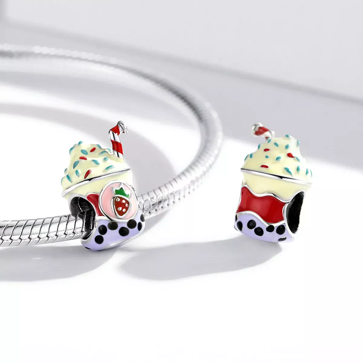 Pandora Style Ice Cream Milk Tea Charm - SCC1947