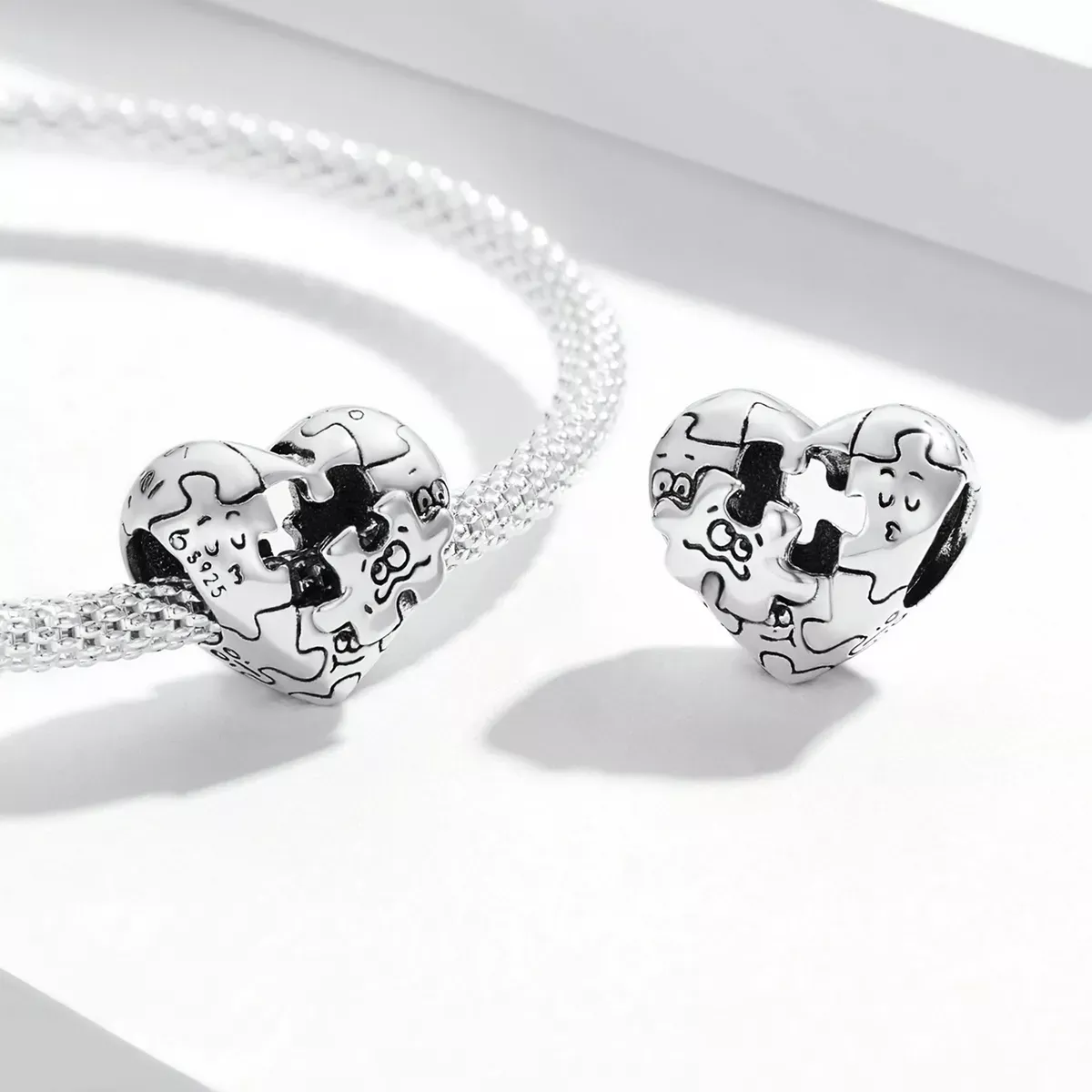 Pandora Style Jigsaw Puzzle Charm - BSC557