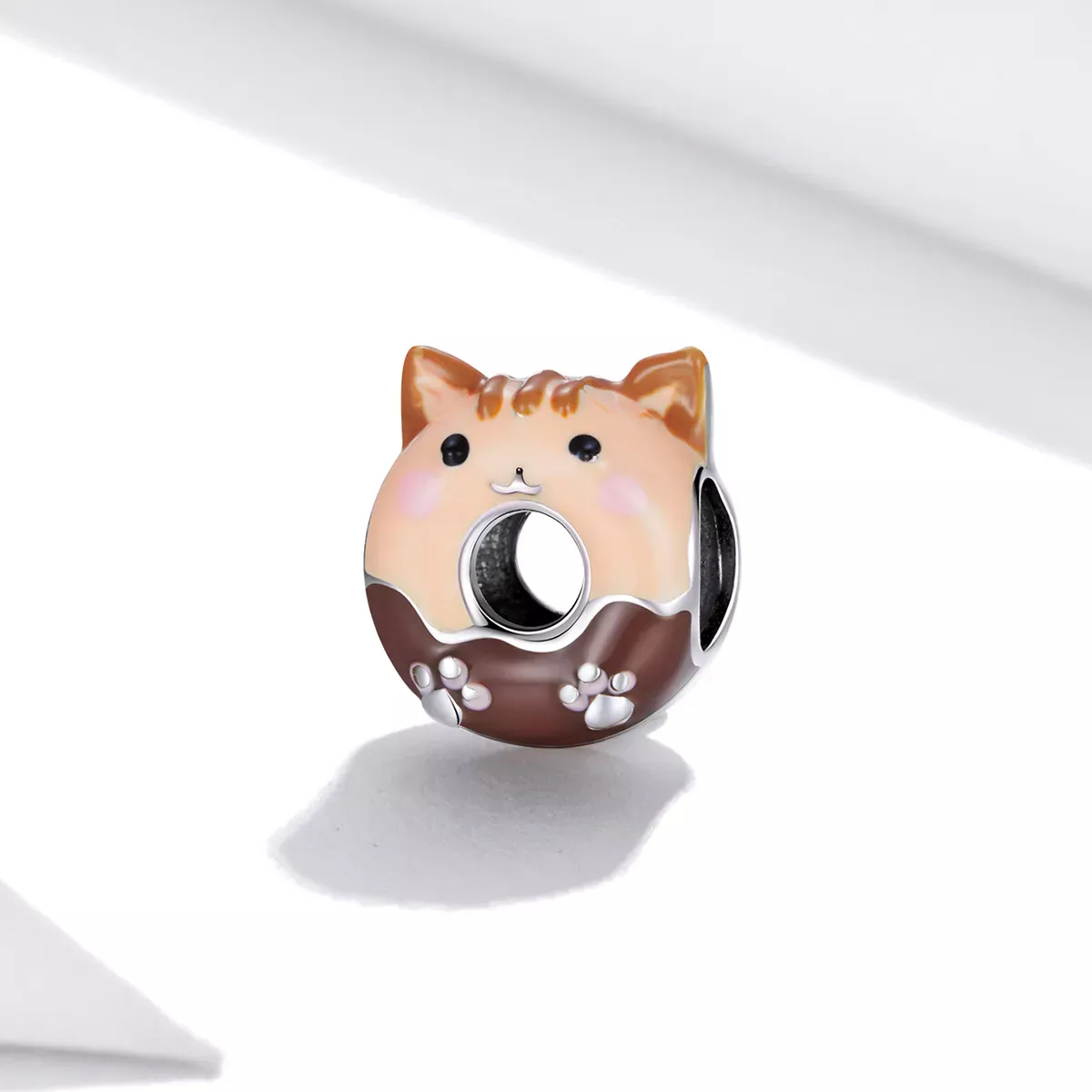 Pandora Style Kitty Donuts Charm - SCC1877