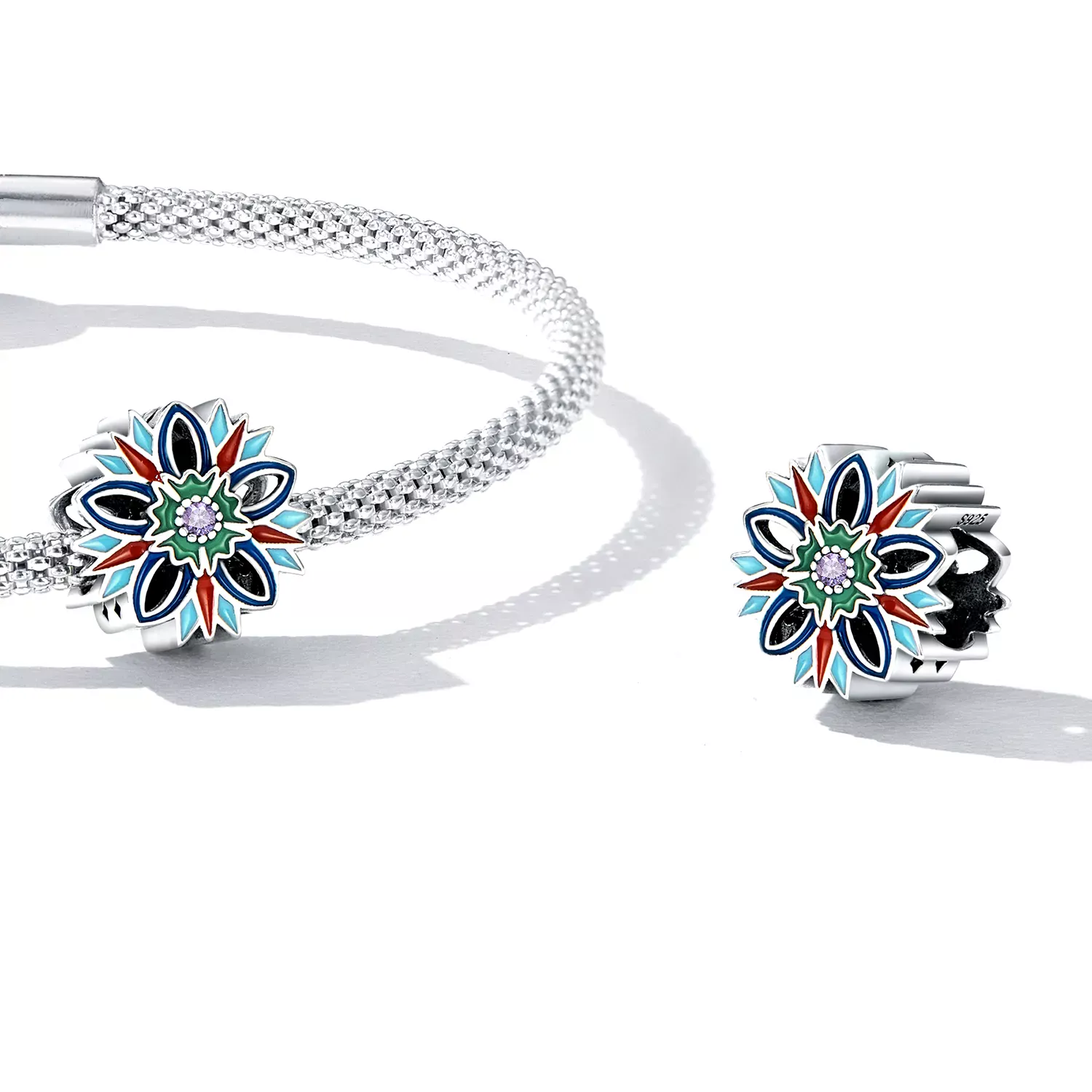 Pandora Style Lotus Charm - SCC2257