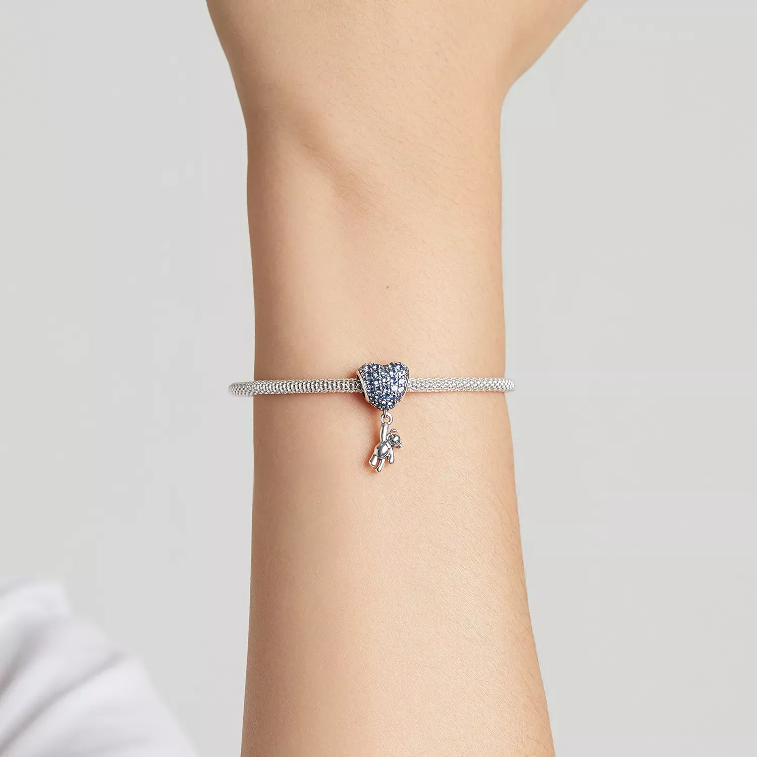 Pandora Style Love Balloon Bear Charm - SCC2023