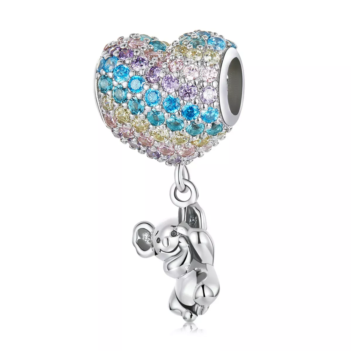 Pandora Style Love Balloon Koala Charm - SCC2116 Pandora Style Love Balloon Koala Charm - SCC2116