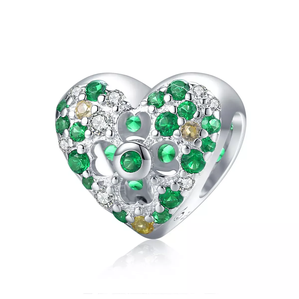 Pandora Style Love Four Leaf Clover Charm - BSC301