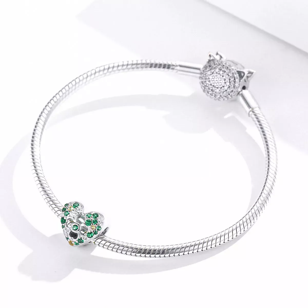 Pandora Style Love Four Leaf Clover Charm - BSC301