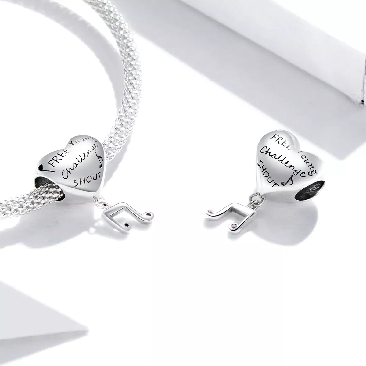 Pandora Style Love Note Charm - SCC1631
