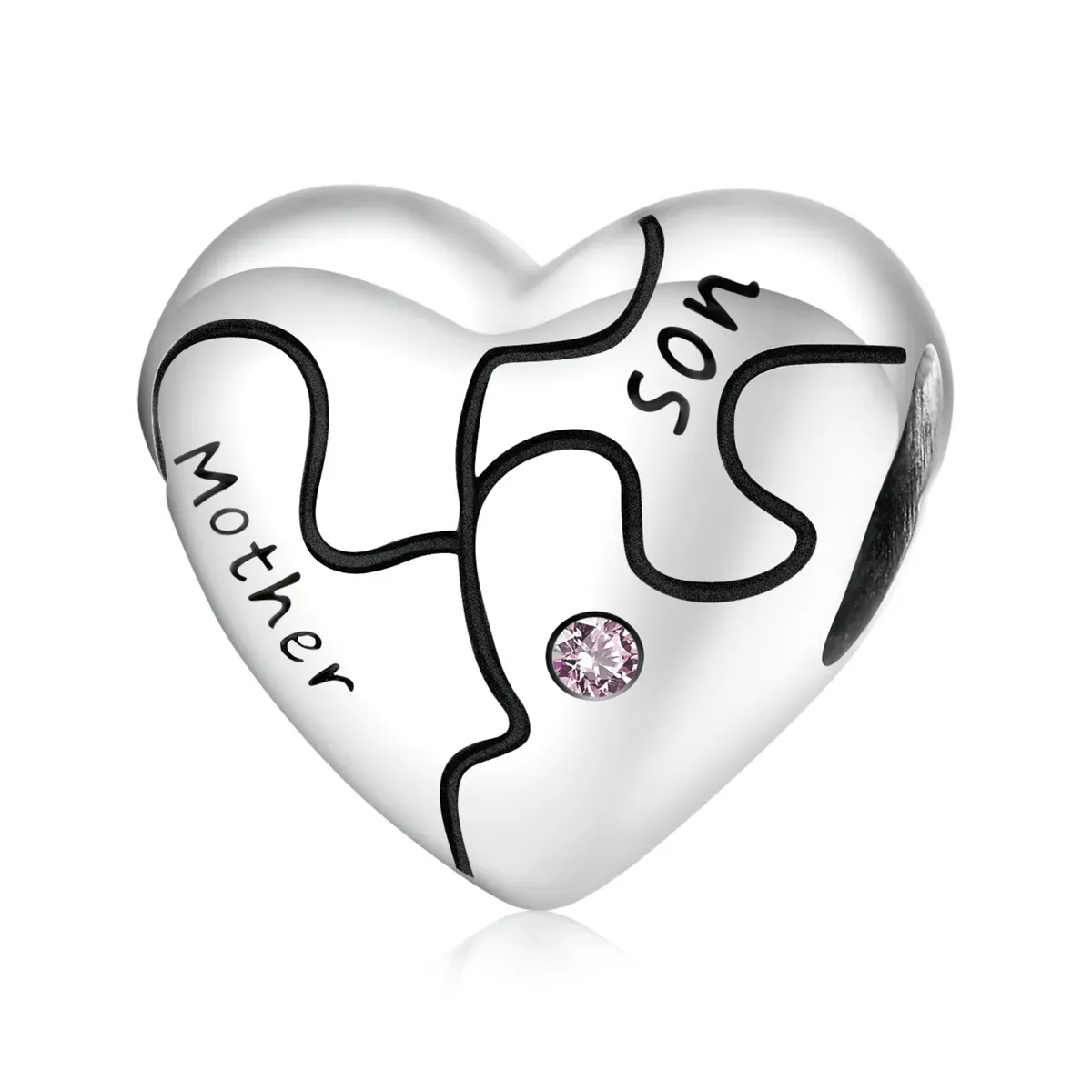Pandora Style Love Puzzle Charm - SCC1976 Pandora Style Love Puzzle Charm - SCC1976