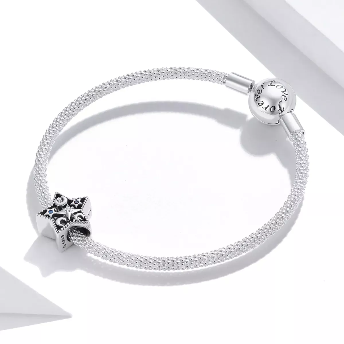 Pandora Style Moon and Stars Charm - BSC441