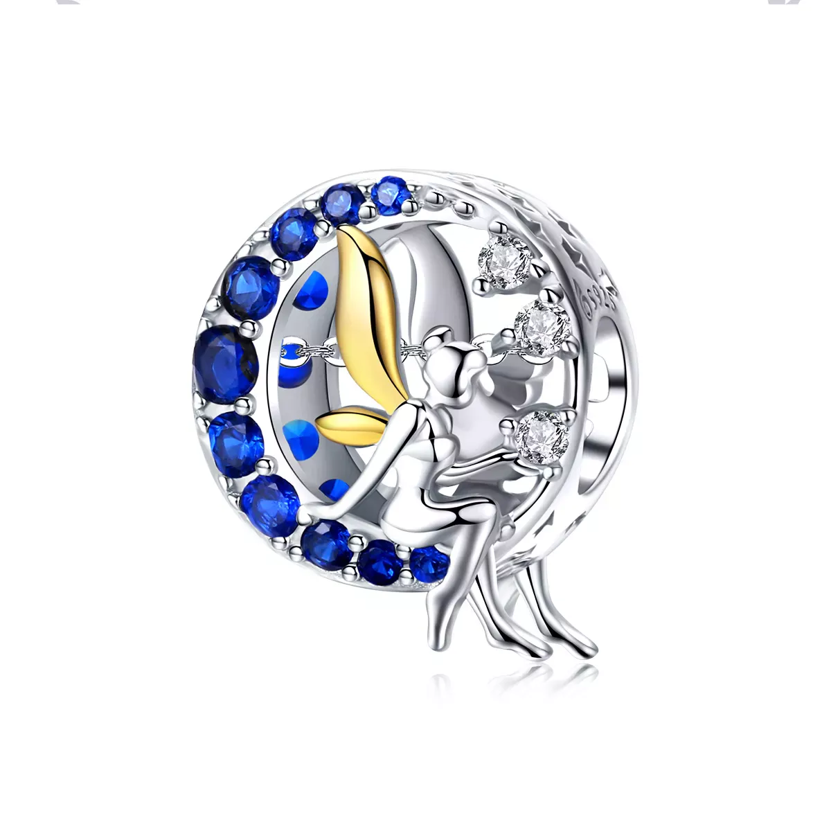 Pandora Style Moonlight Elf Charm - BSC070 Pandora Style Moonlight Elf Charm - BSC070