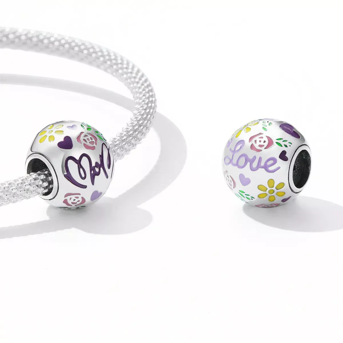 Pandora Style Mother's Day - Color Doodles Charm - BSC595