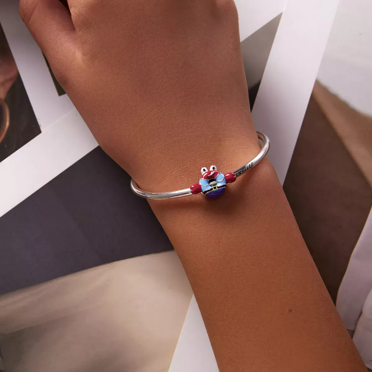 Pandora Style Mr. Crab Donuts Charm - SCC2170