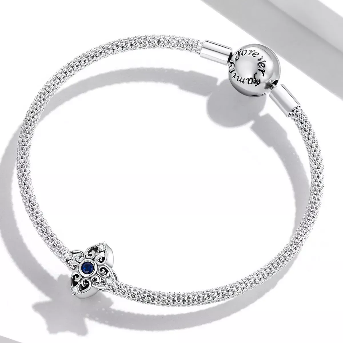 Pandora Style Openwork Retro Pattern Charm - SCC2128