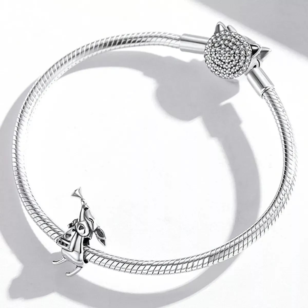 Pandora Style Playful Rabbit Charm - SCC2045