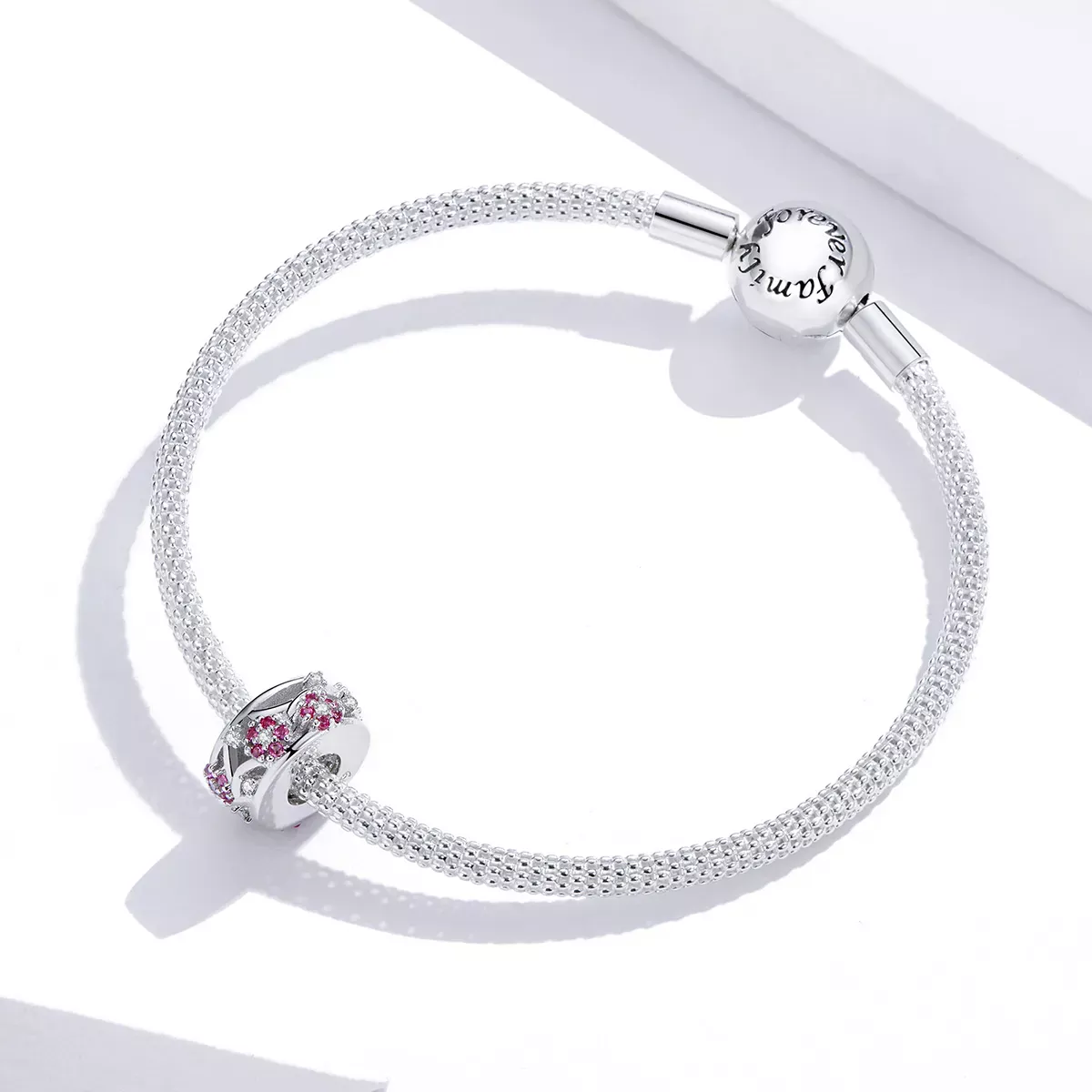 Pandora Style Plum Blossom Beads Charm - BSC255