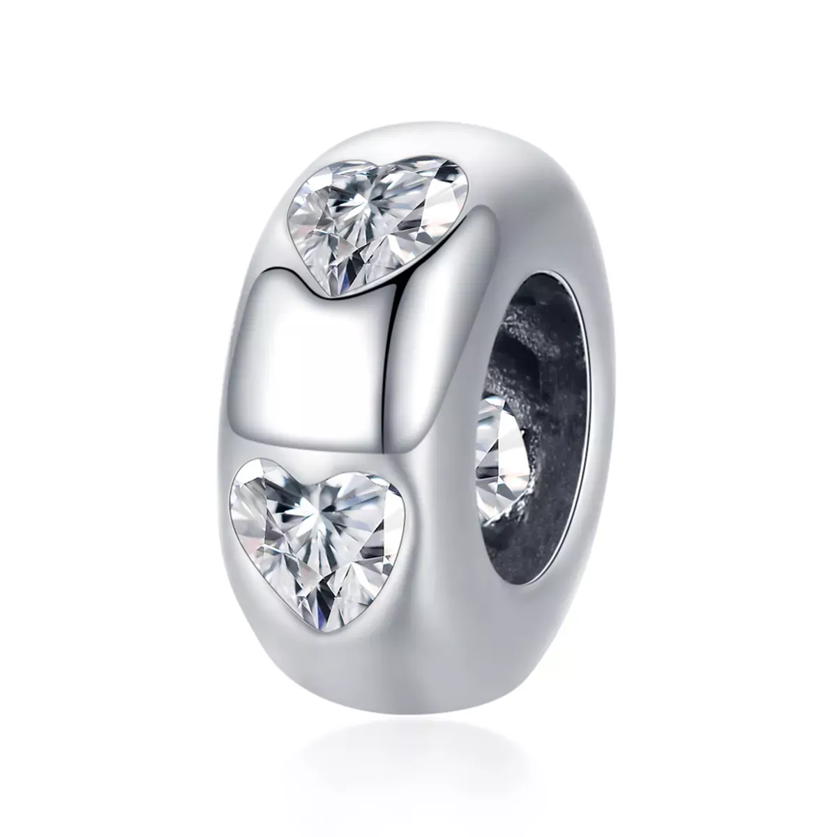 Pandora Style Pure Heart Charm - SCC1931 Pandora Style Pure Heart Charm - SCC1931