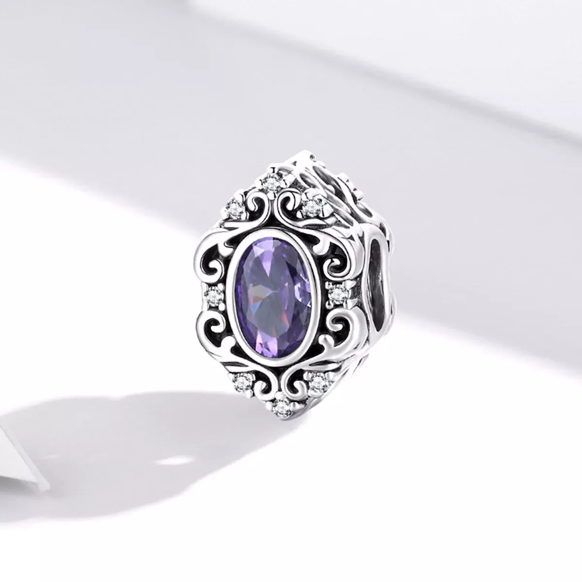 Pandora Style Purple Charm Charm - SCC1928