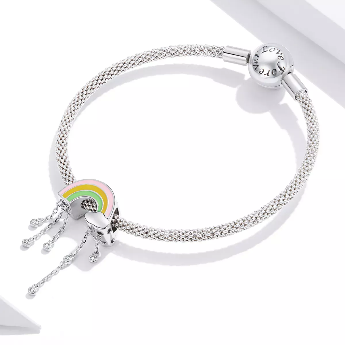 Pandora Style Rainbow Smile Charm - BSC418