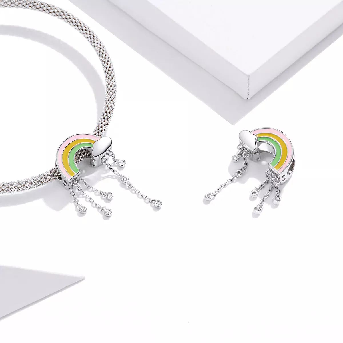 Pandora Style Rainbow Smile Charm - BSC418