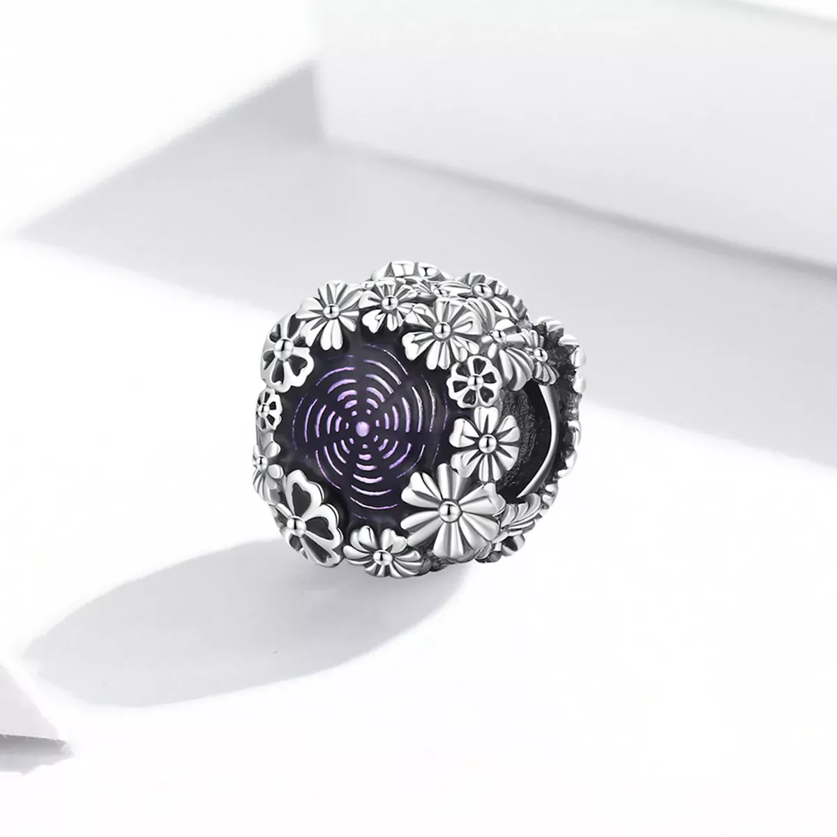 Pandora Style Retro Flowers Charm - SCC2096