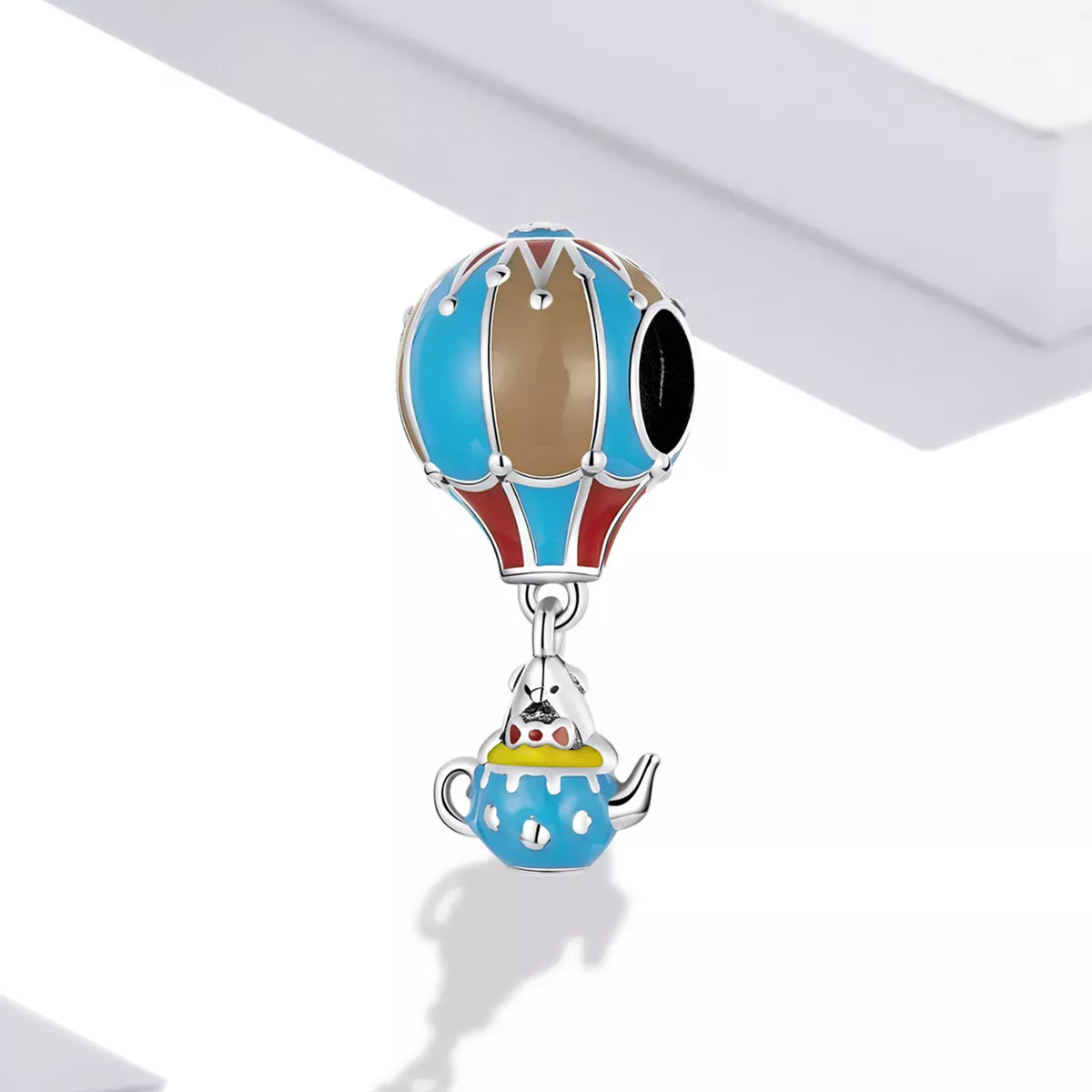 Pandora Style Retro Hot Air Balloon Charm - BSC544