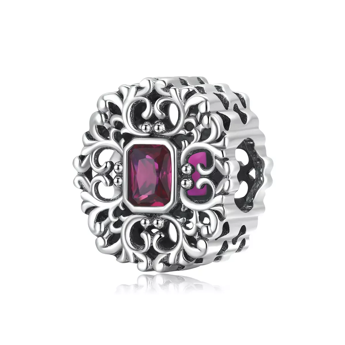 Pandora Style Retro Pattern - Zirconium Charm - SCC2152 Pandora Style Retro Pattern - Zirconium Charm - SCC2152