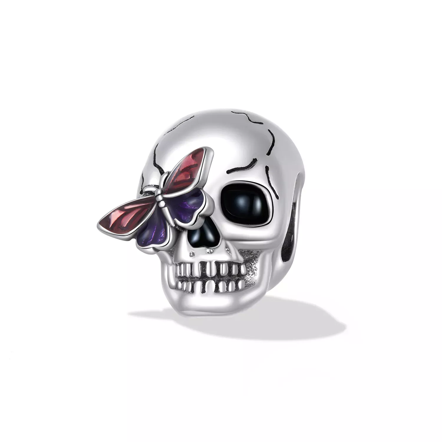Pandora Style Retro Skull Charm - SCC2232