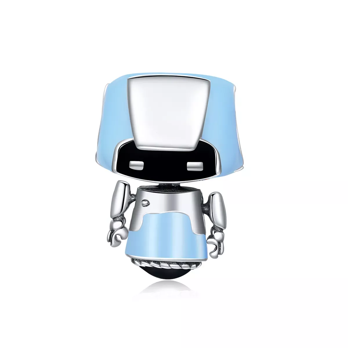 Pandora Style Sapphire Robot Charm - SCC1773
