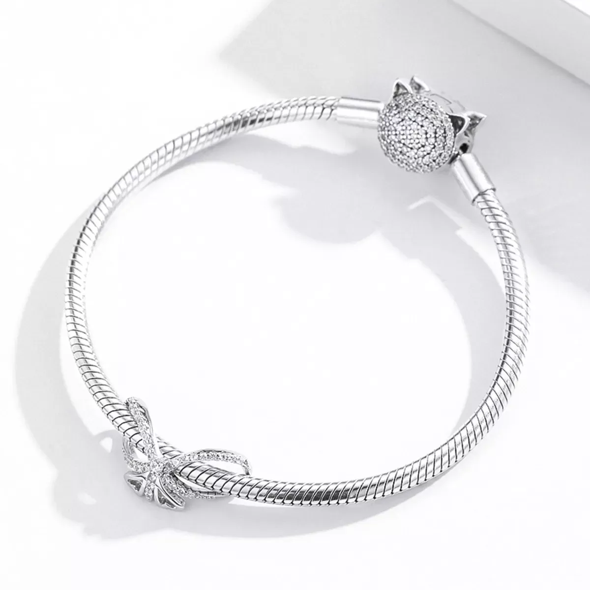 Pandora Style Shine Butterfly Charm - BSC469