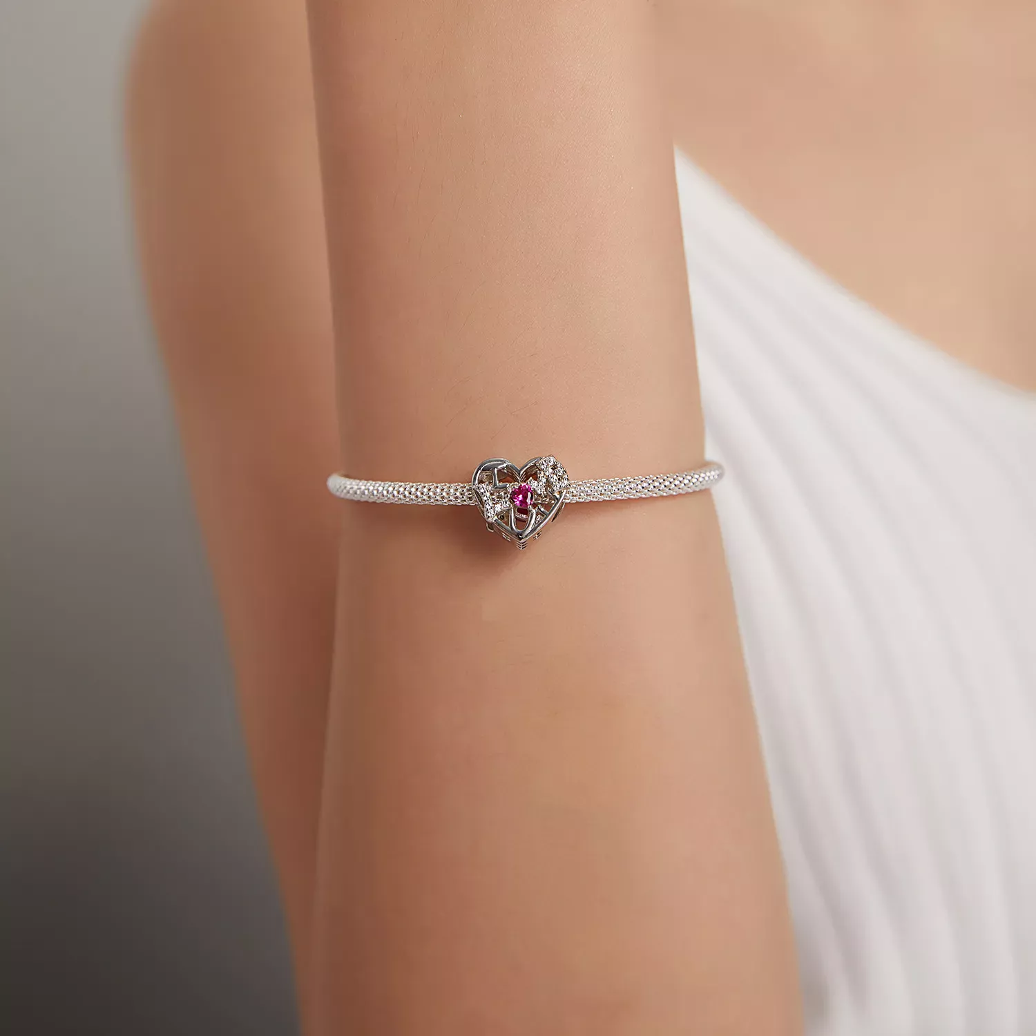 Pandora Style Shine Love Charm - BSC479