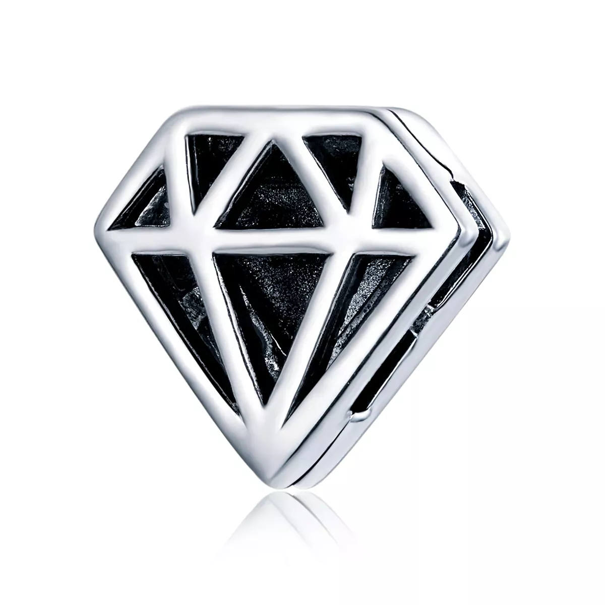 Pandora Style Simple Diamond Clip - SCX117