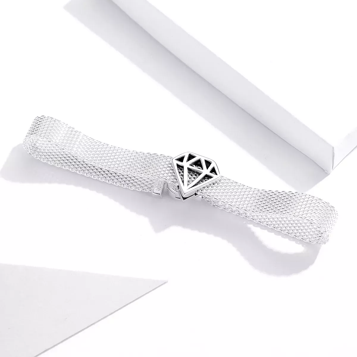 Pandora Style Simple Diamond Clip - SCX117