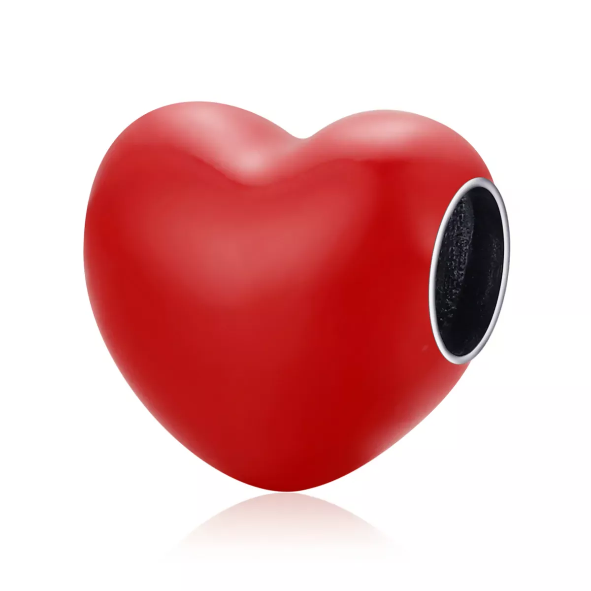 Pandora Style Simple Love Charm - SCC1986-RD Pandora Style Simple Love Charm - SCC1986-RD