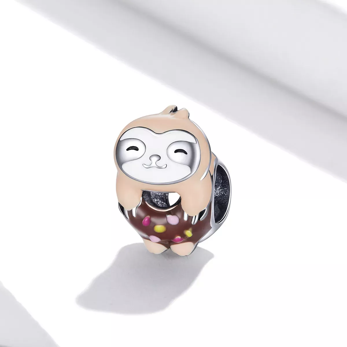 Pandora Style Sloth Donut Charm - SCC1881