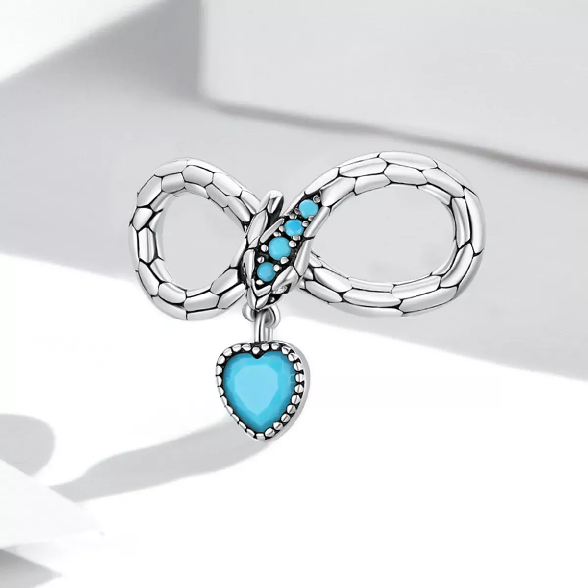 Pandora Style Spirit Snake Infinite Love Charm - SCC2004