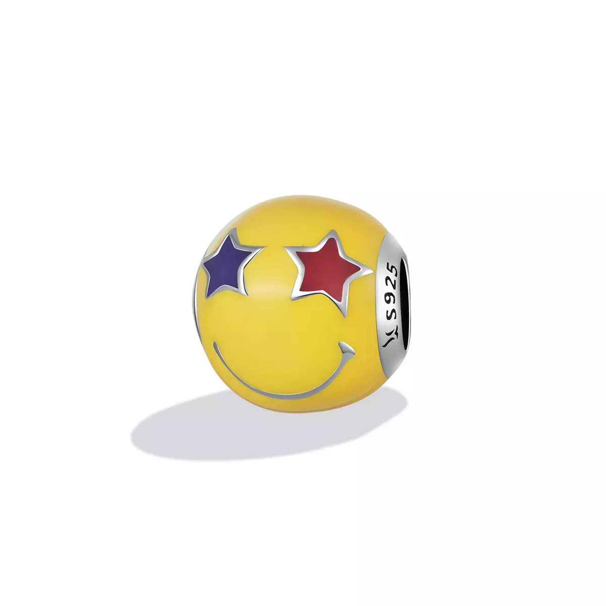 Pandora Style Star Eye Smiley Charm - SCC2190