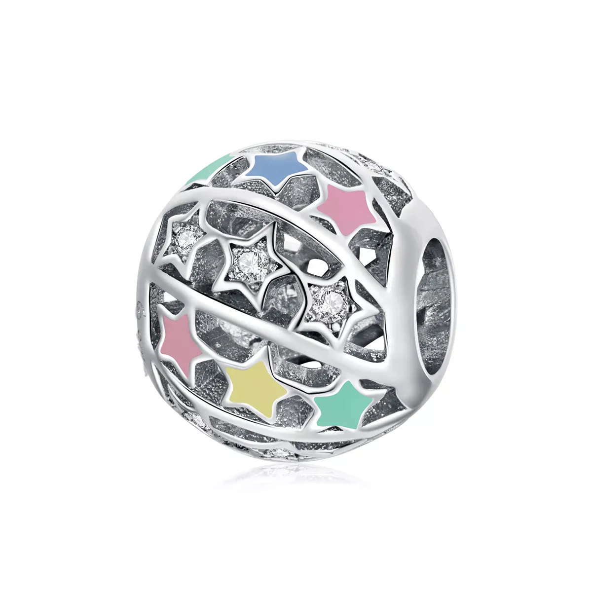 Pandora Style Star Planet Charm - BSC438